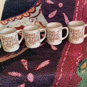 VINTAGE 1970 CERAMIC HOME SWEET HOME MUG CUP JAPAN